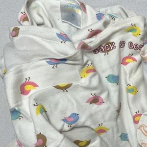 Halo sleep sacks.  Size small. Velcro swaddle.